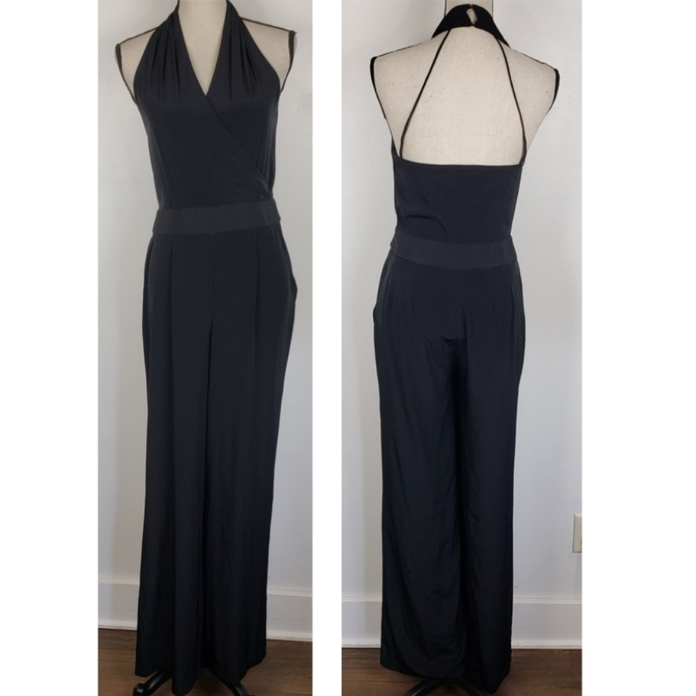 Express Black Halter Jumpsuit - Picture 2 of 14